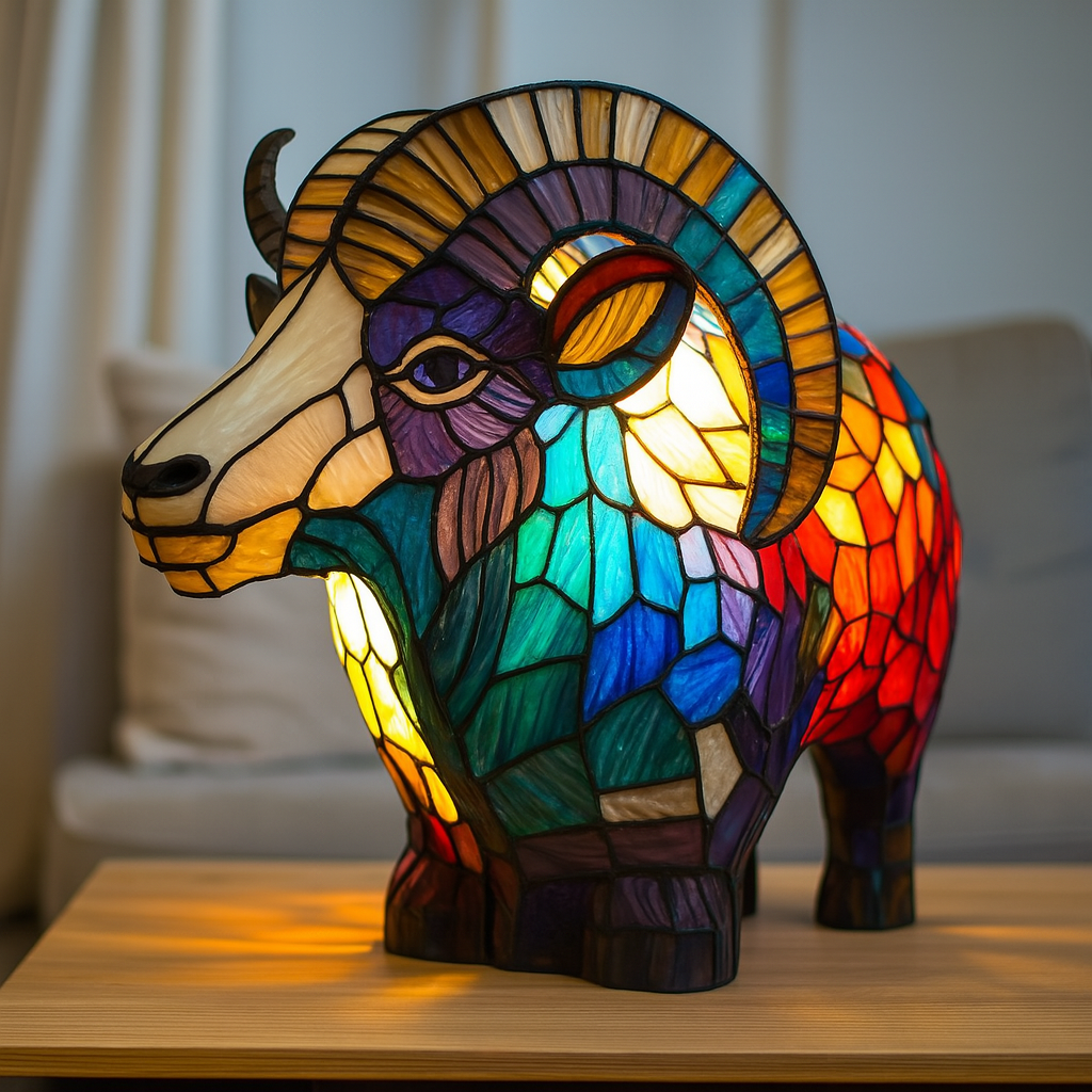 Bijou | Magisk Glass Goat Lamp