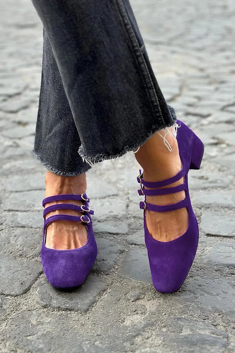SABRINA | BALLET FLAT WITH STRAPS