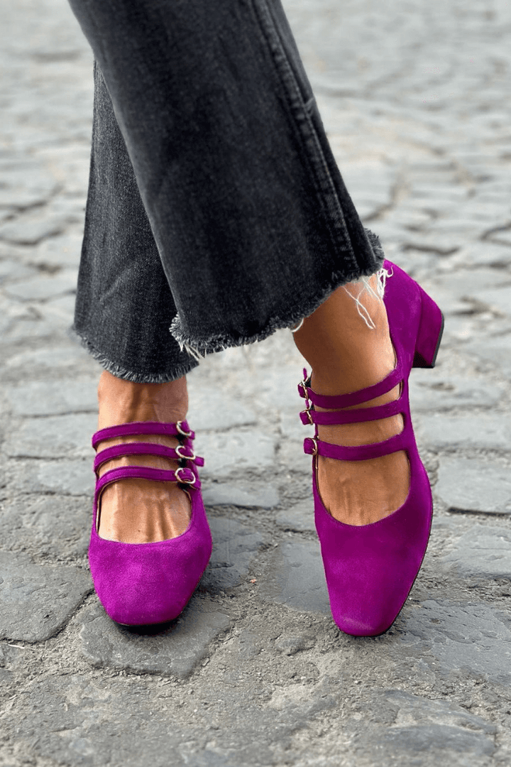SABRINA | BALLET FLAT WITH STRAPS