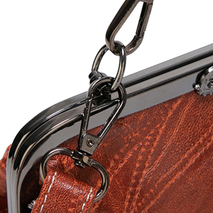Mila | Vintage handbag with flap closure