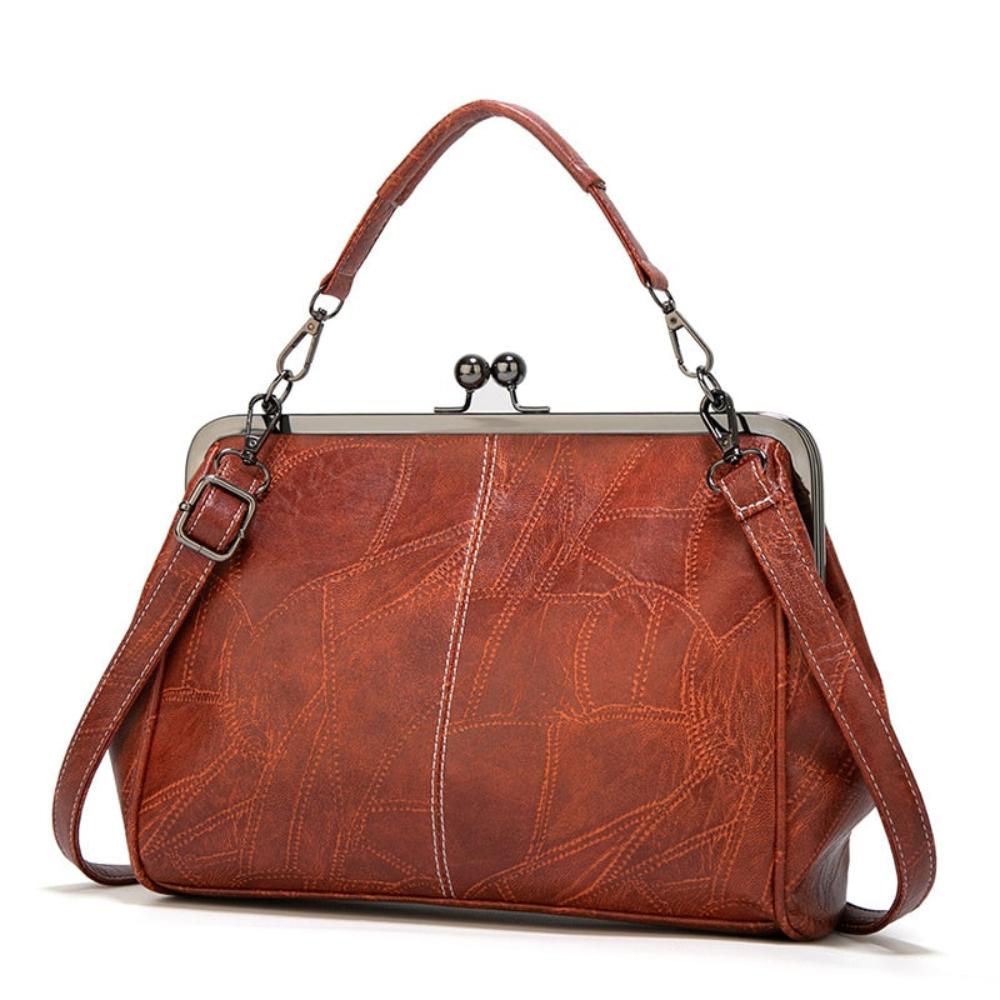 Mila | Vintage handbag with flap closure