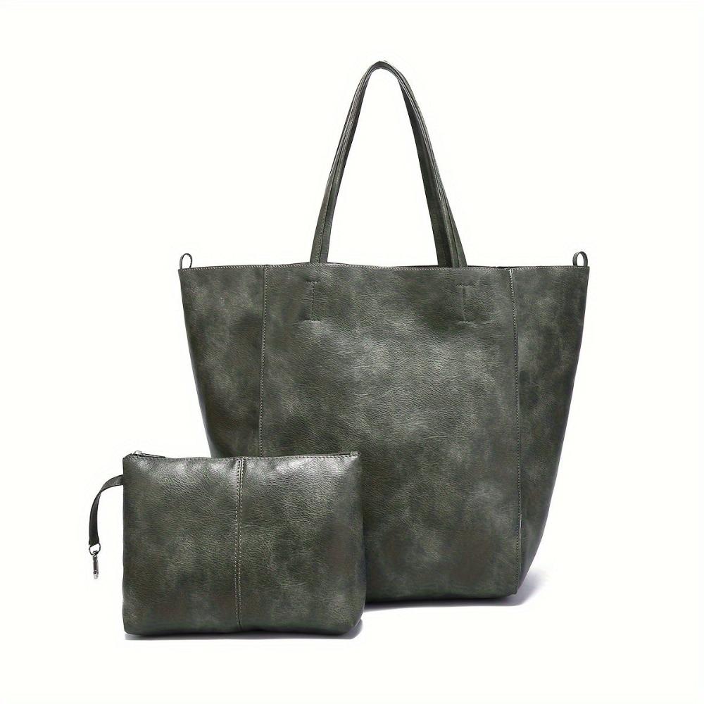 Renee | Large Capacity Retro Soft Tote Bag