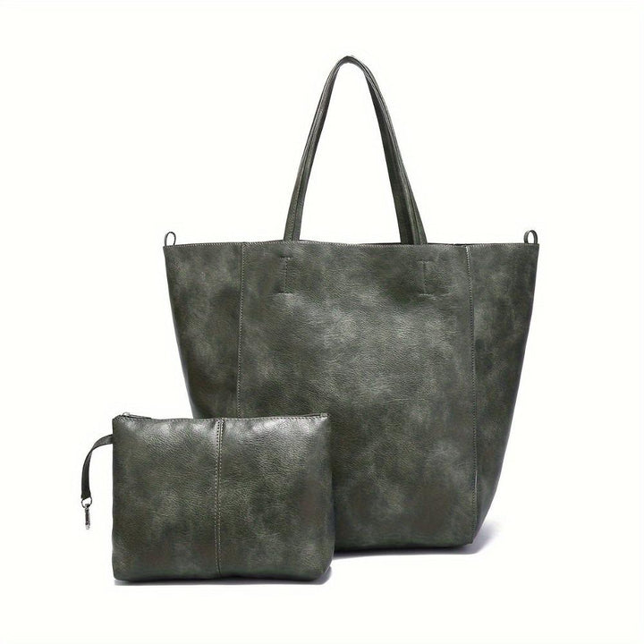 Renee | Large Capacity Retro Soft Tote Bag