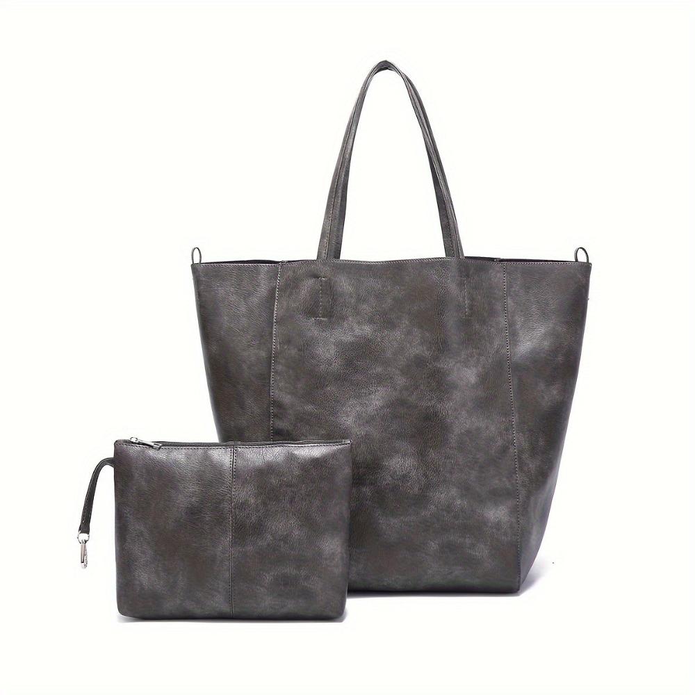 Renee | Large Capacity Retro Soft Tote Bag