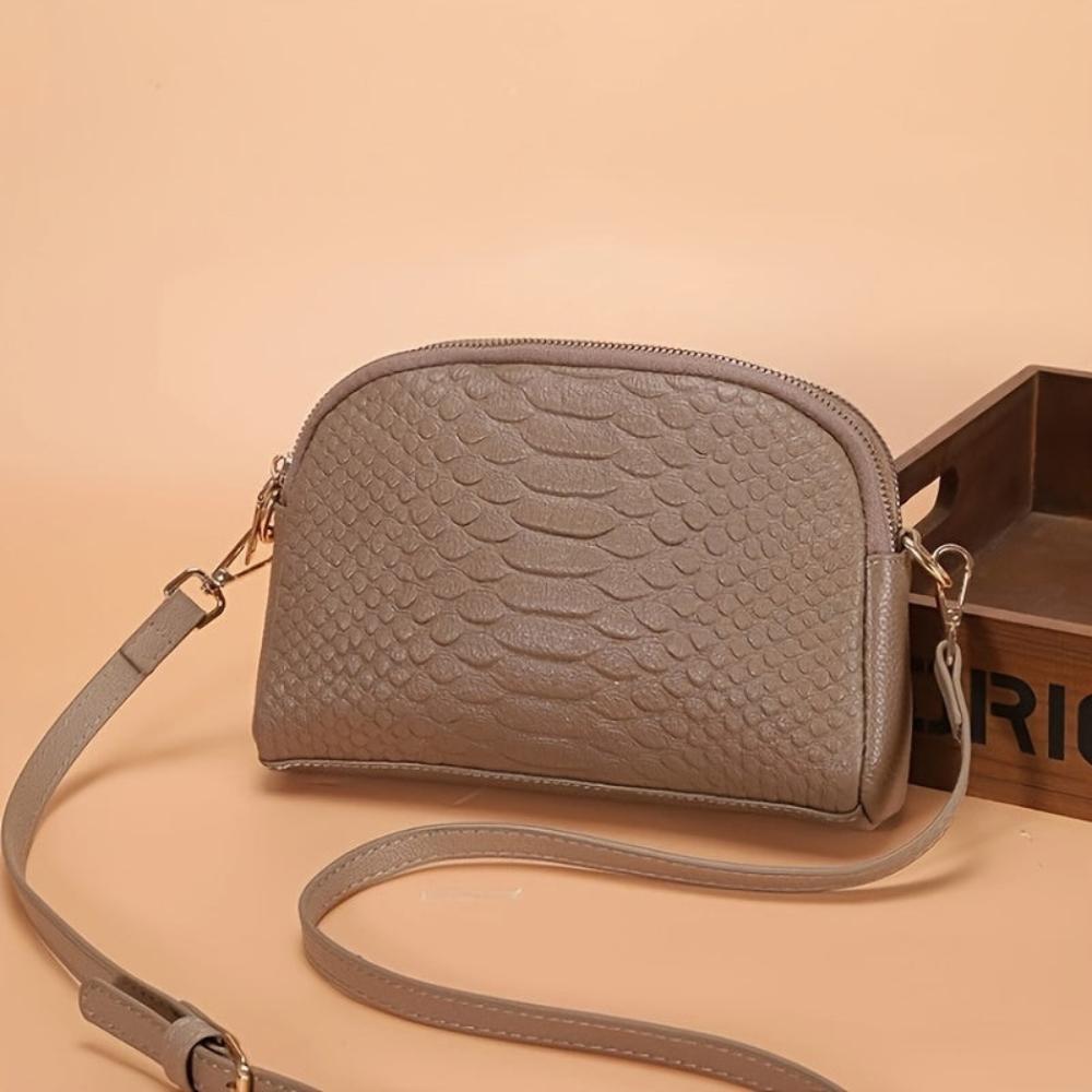 Isabella | Mini crossbody bag in faux crocodile