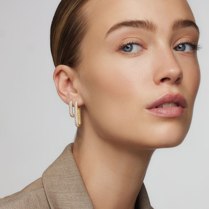 Pavé Icon Earrings