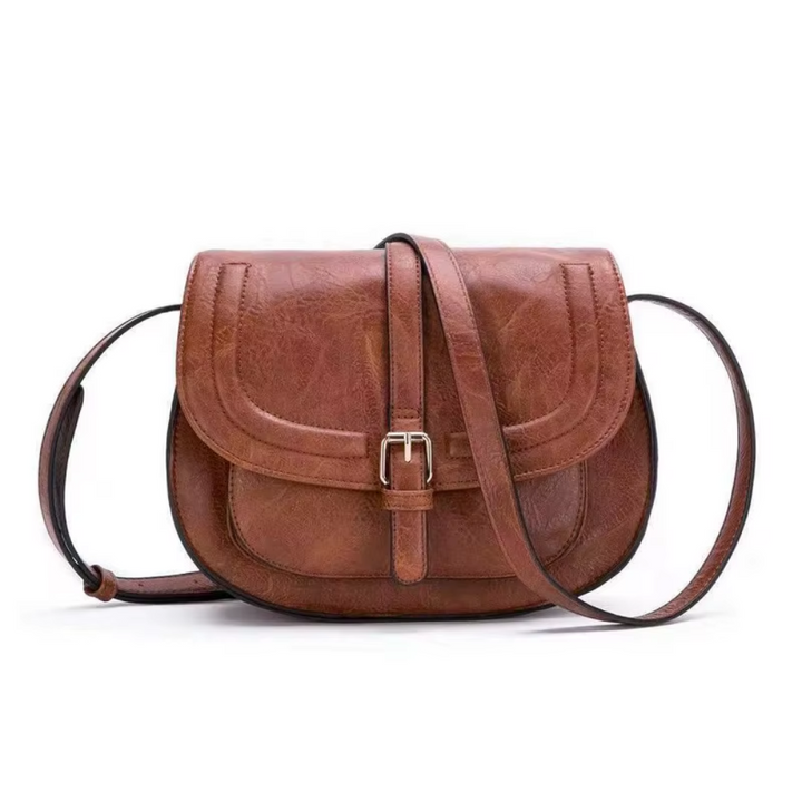 Evelyn™ | Classic Saddle-Shaped Shoulder Bag