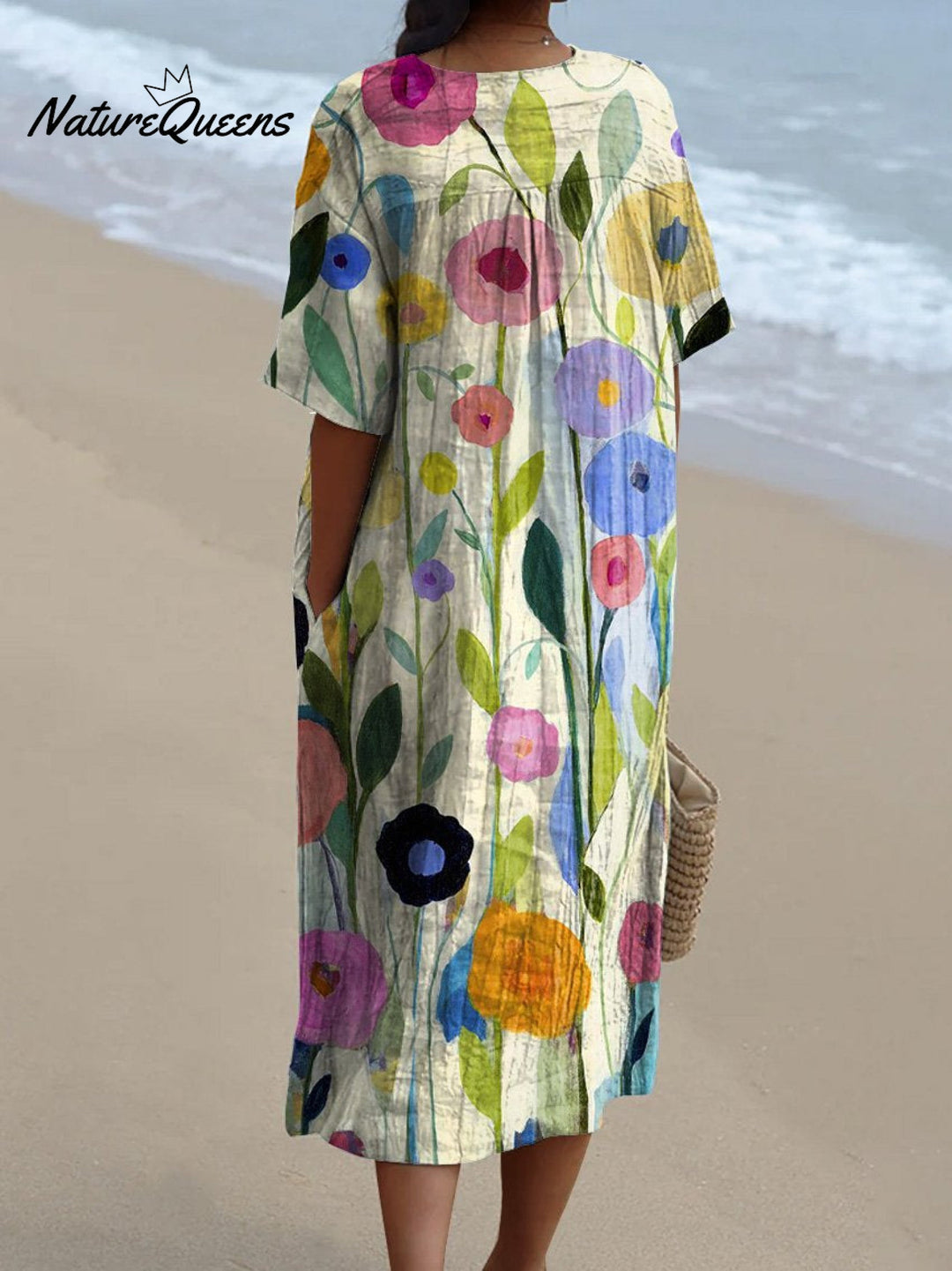 Aubane | Watercolour Flowers Dress