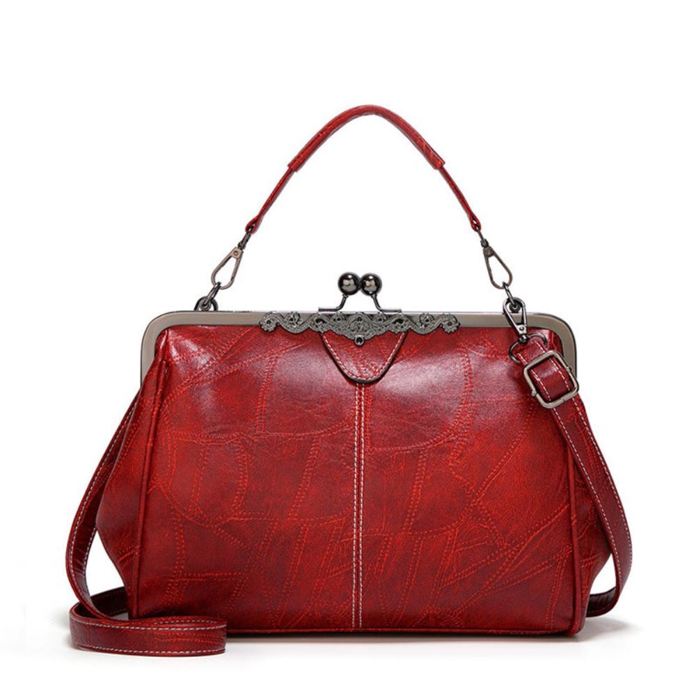 Mila | Vintage handbag with flap closure