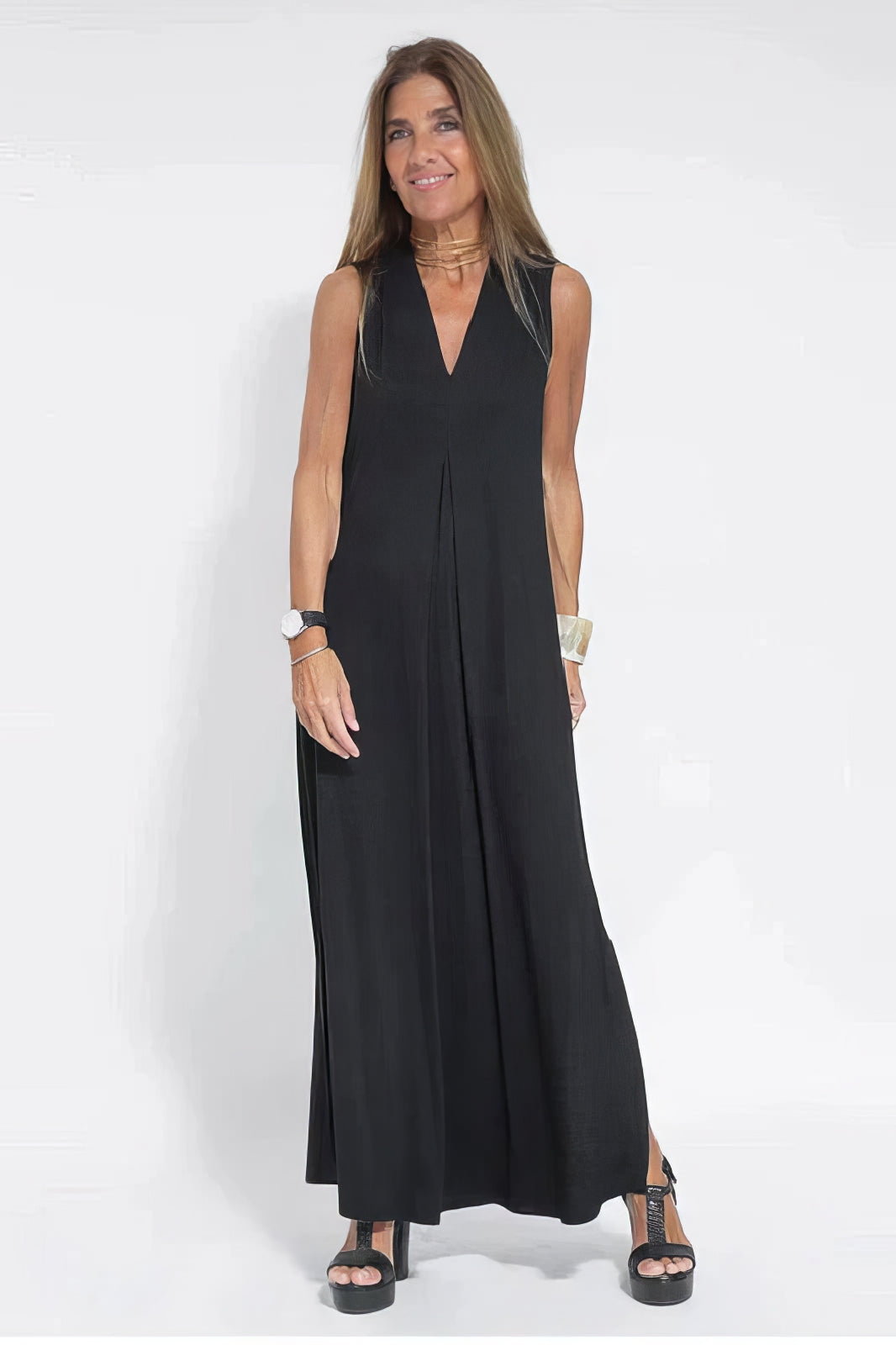 Elegant long dress + matching cardigan AS A GIFT
