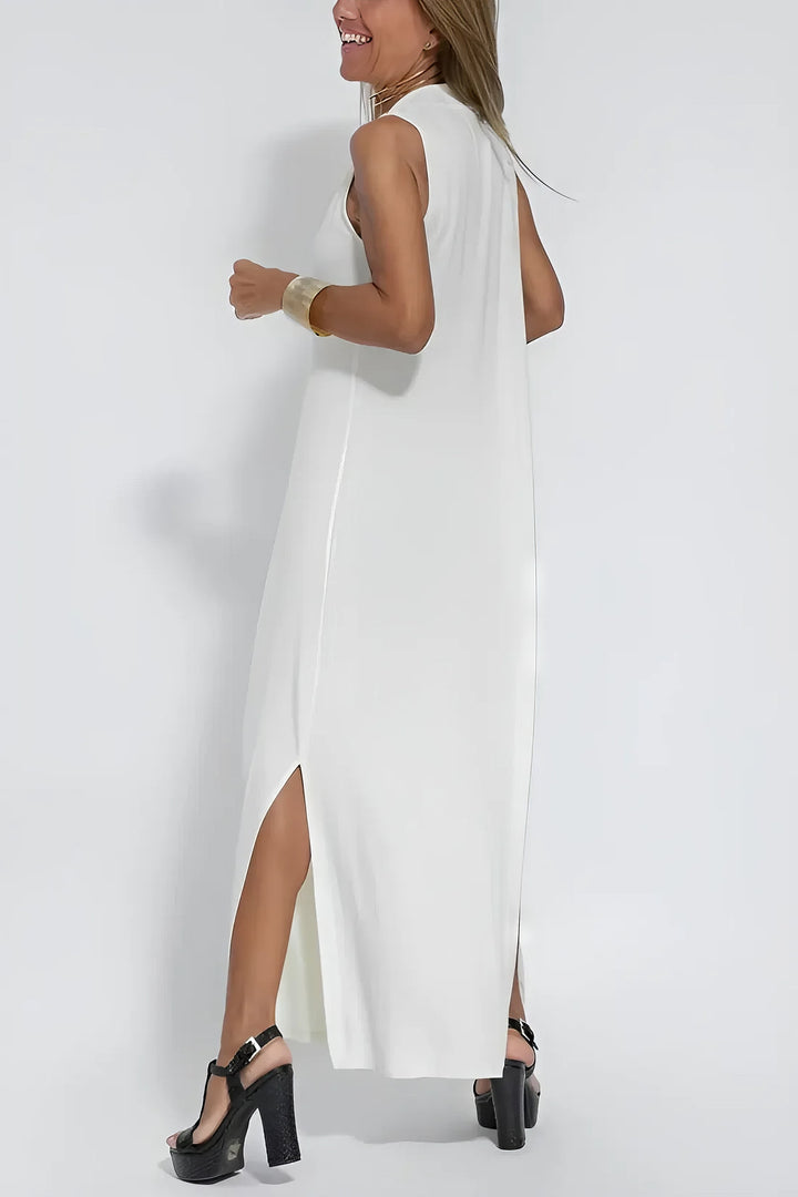 Elegant long dress + matching cardigan AS A GIFT