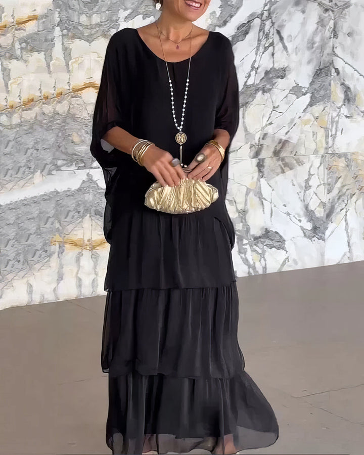 Wide Cut Artistic Dress