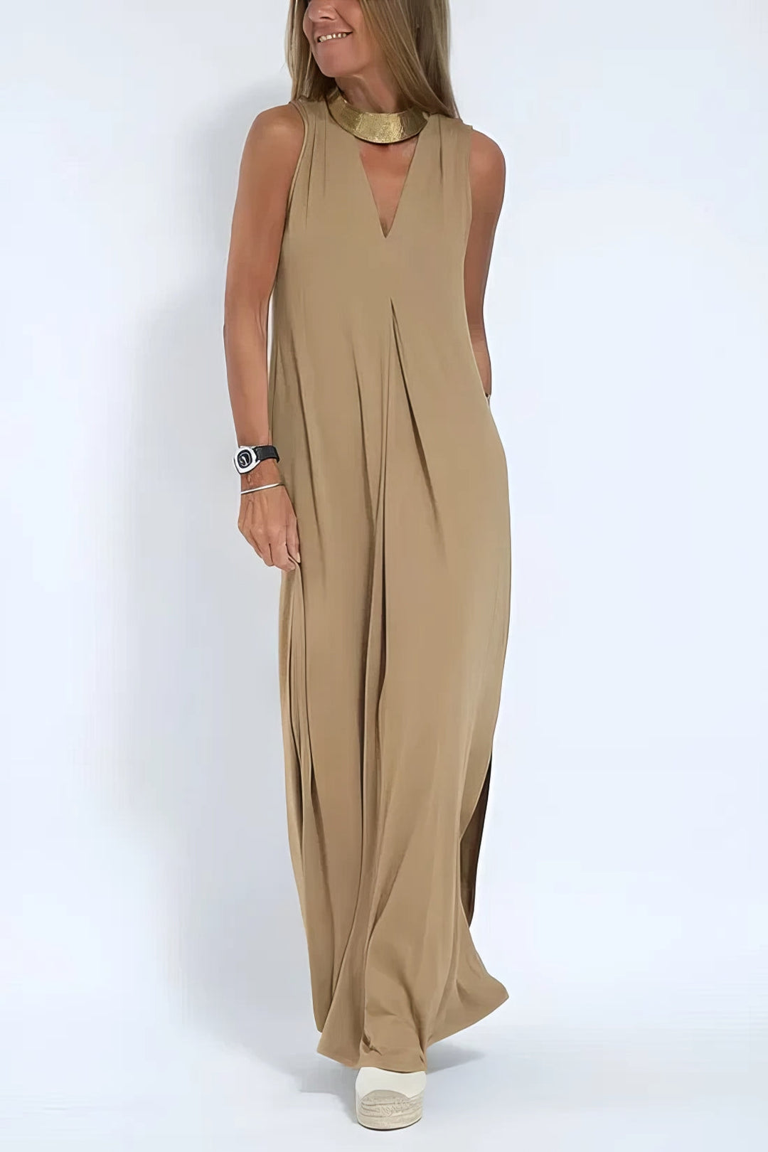 Elegant long dress + matching cardigan AS A GIFT