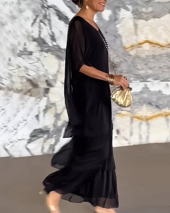 Wide Cut Artistic Dress