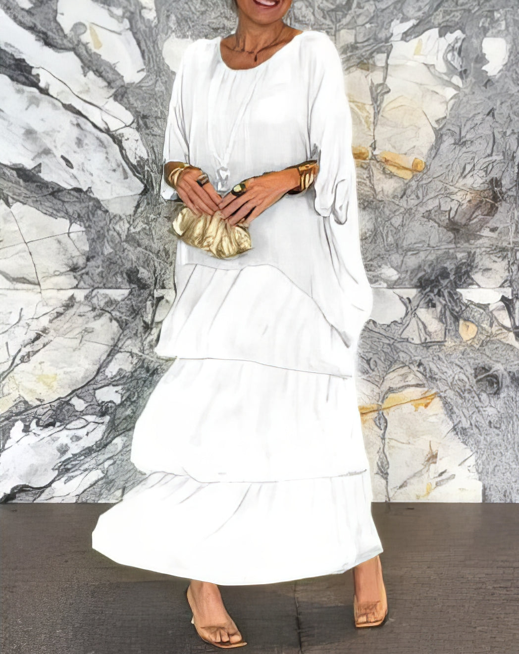 Wide Cut Artistic Dress