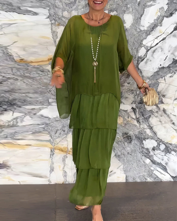 Wide Cut Artistic Dress