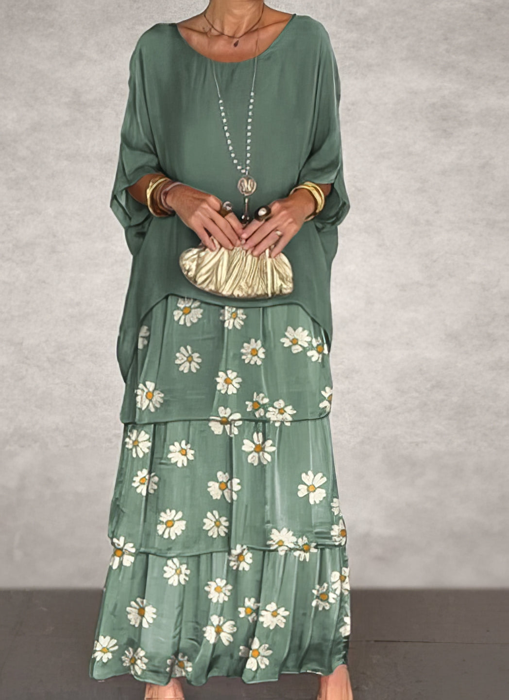 Wide Cut Artistic Dress