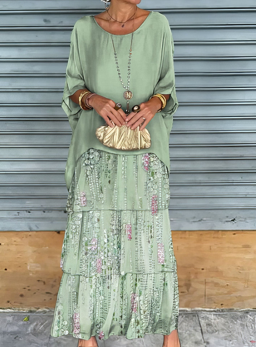 Wide Cut Artistic Dress