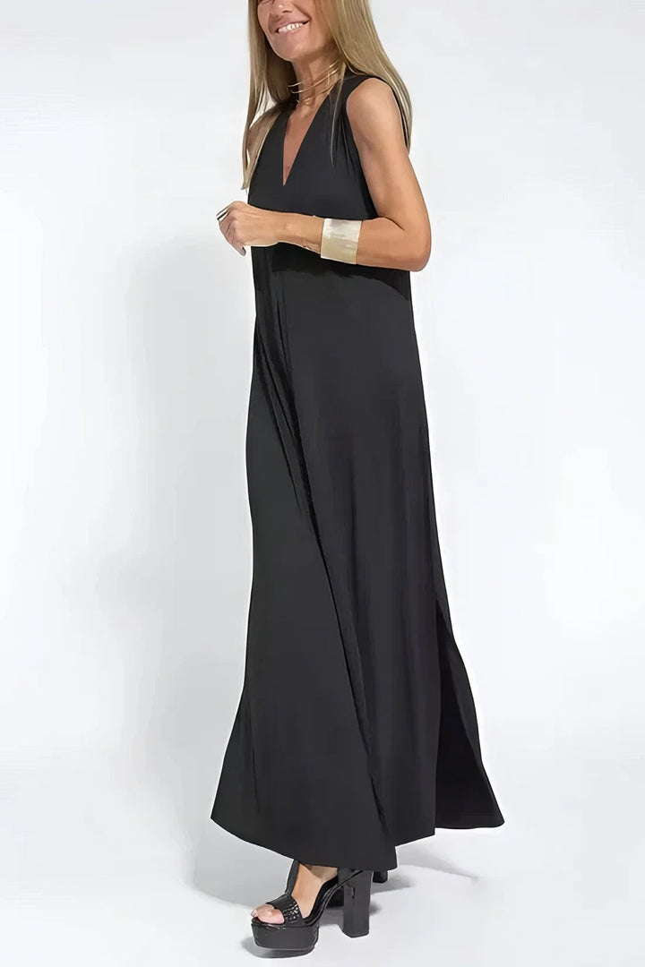 Elegant long dress + matching cardigan AS A GIFT