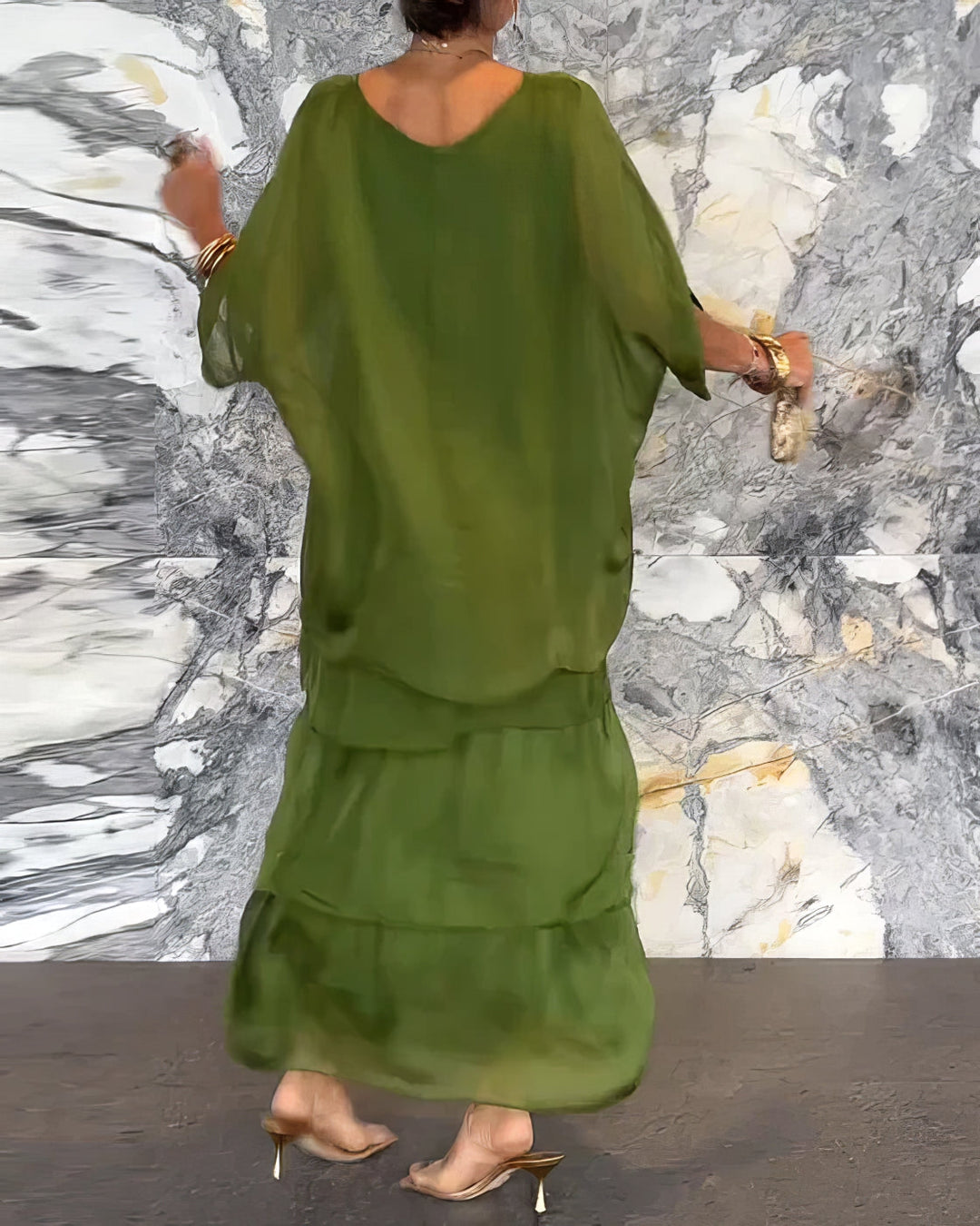 Wide Cut Artistic Dress
