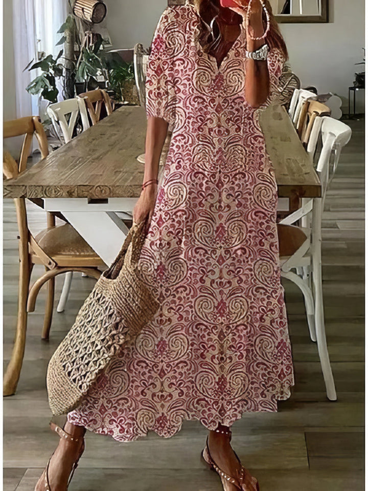 Diana™ - Boho Dress with Abdomen Coverage