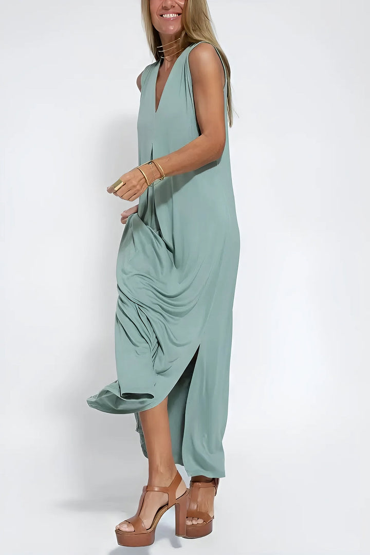 Elegant long dress + matching cardigan AS A GIFT
