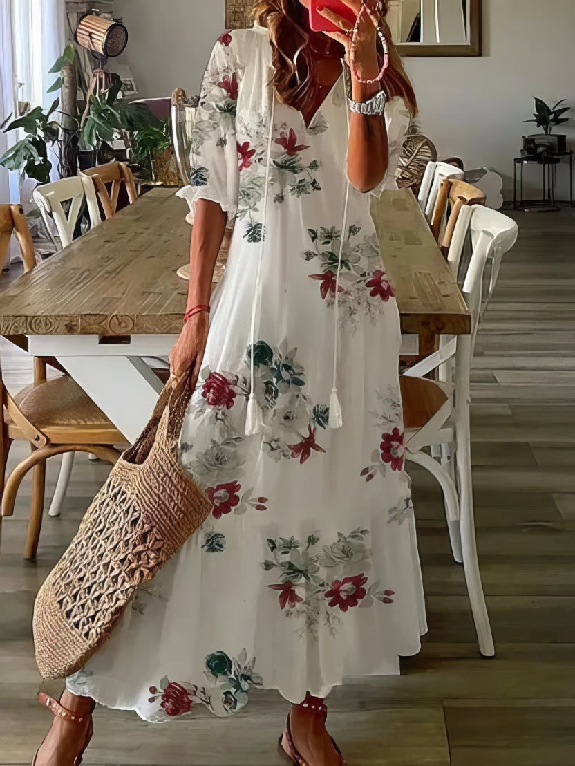 Diana™ - Boho Dress with Abdomen Coverage