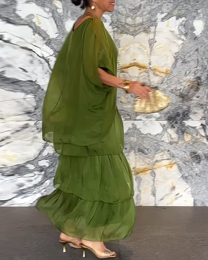 Wide Cut Artistic Dress