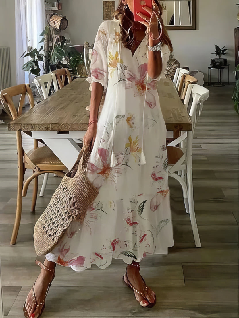 Diana™ - Boho Dress with Abdomen Coverage